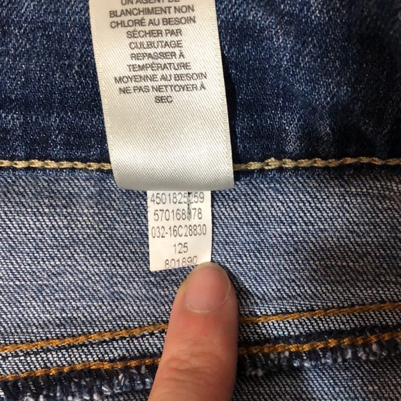 Chico's Platinum Straight Crop Blue Jeans Size 2 - Picture 10 of 13